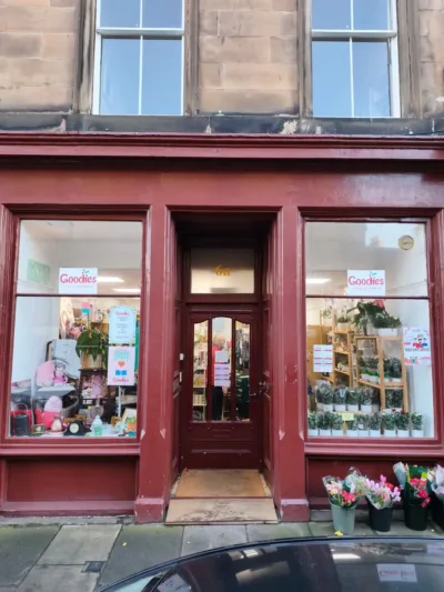The red Goodies shop front